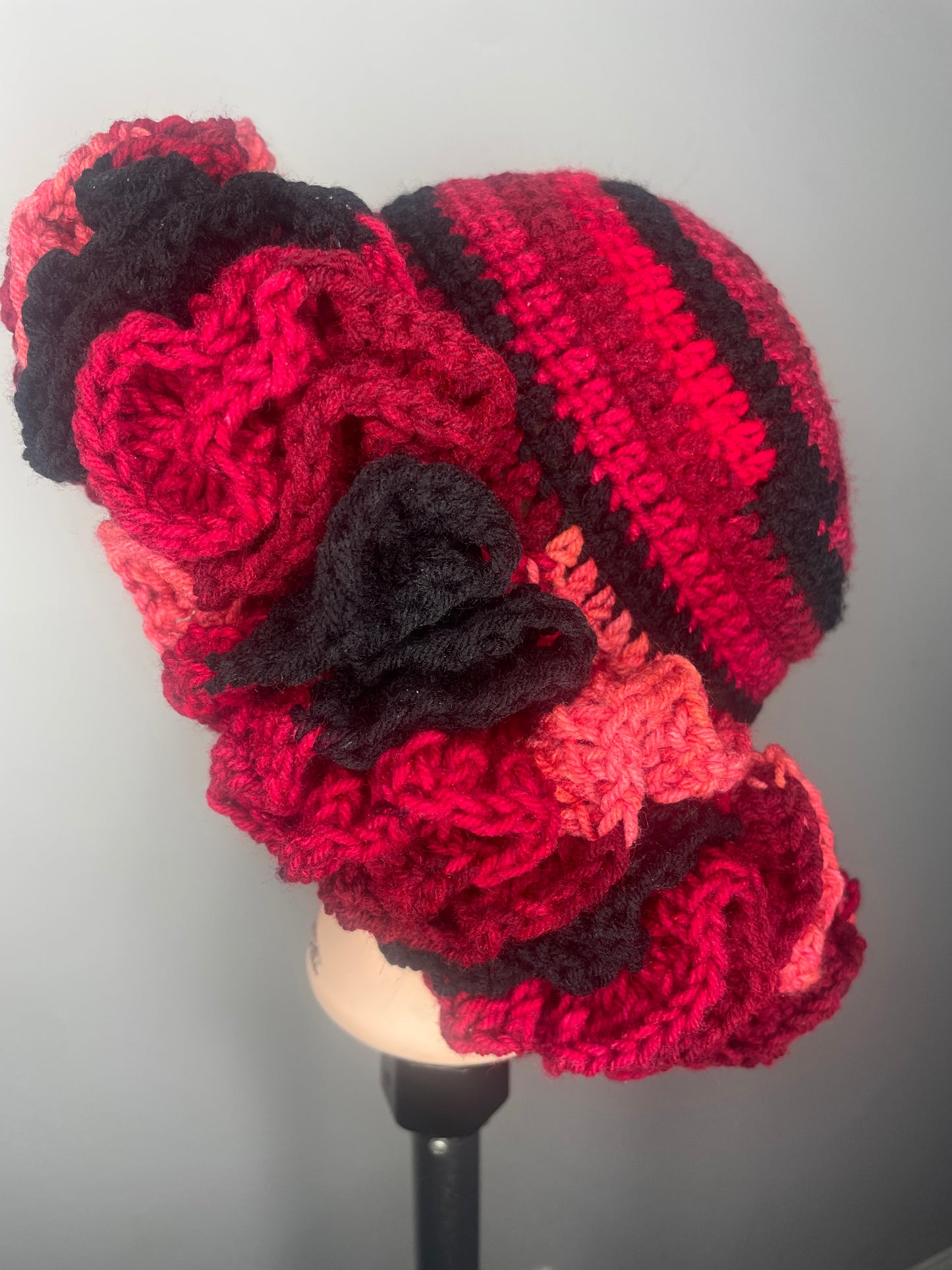 Scarlet Ruffle Hat