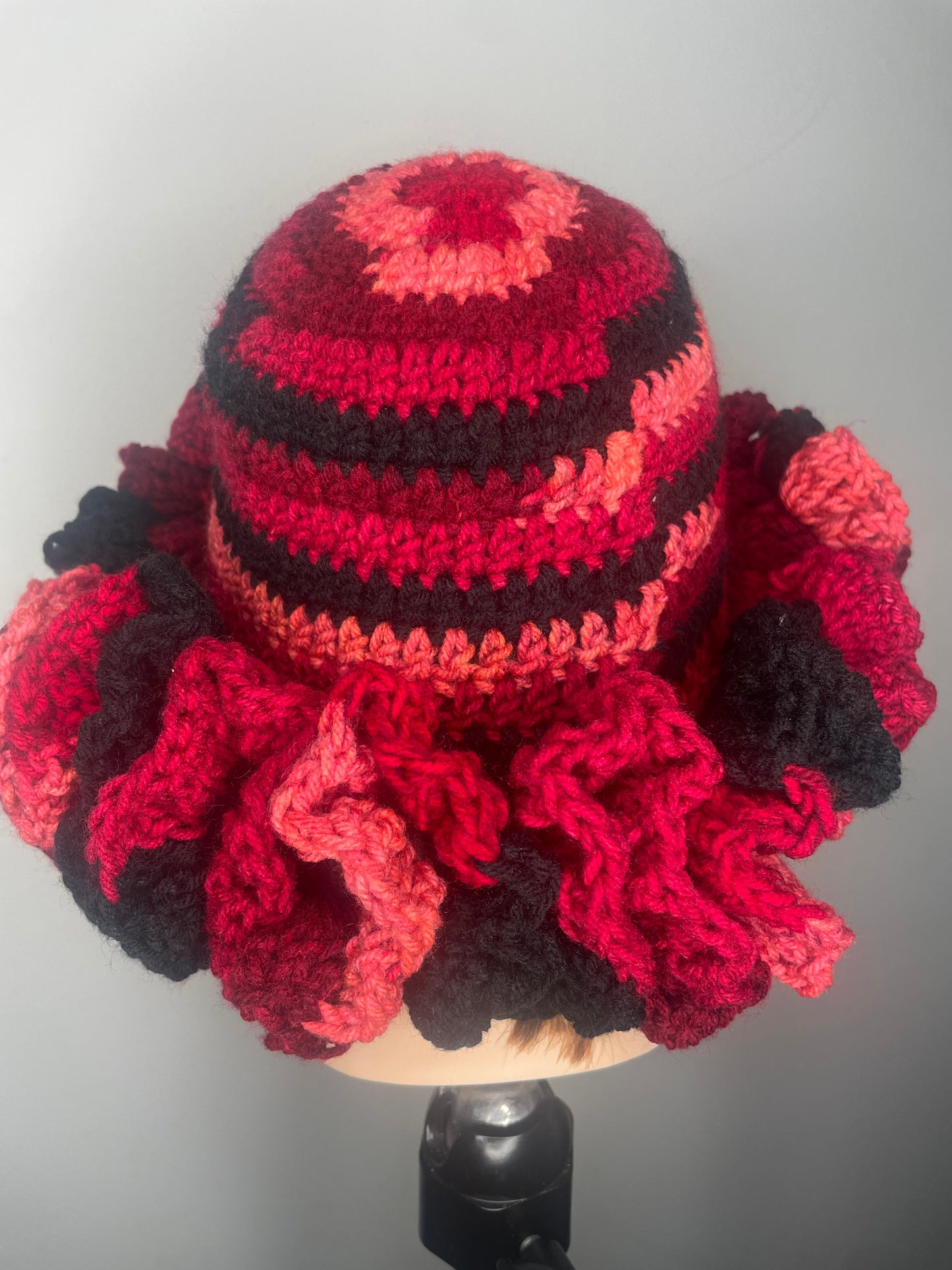 Scarlet Ruffle Hat
