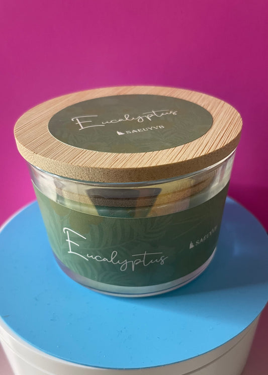 Eucalyptus scented candle