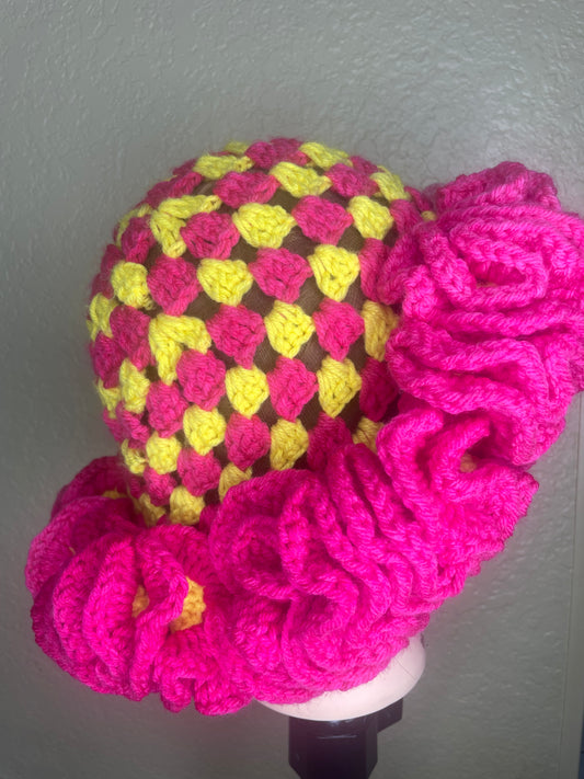 Pink Lemonade Ruffle Hat