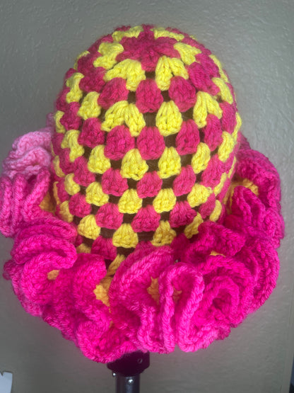 Pink Lemonade Ruffle Hat