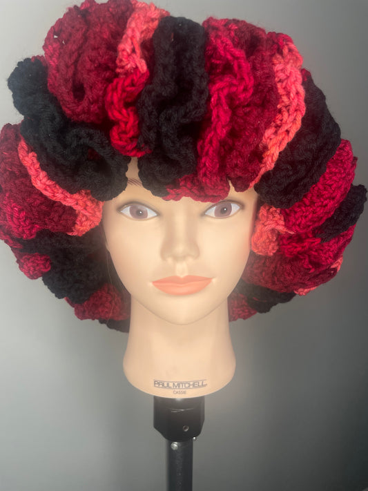 Scarlet Ruffle Hat