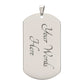 HBD Dad - Son | Dog Tag | Gifts for Dad