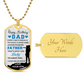 HBD Dad - Son | Dog Tag | Gifts for Dad