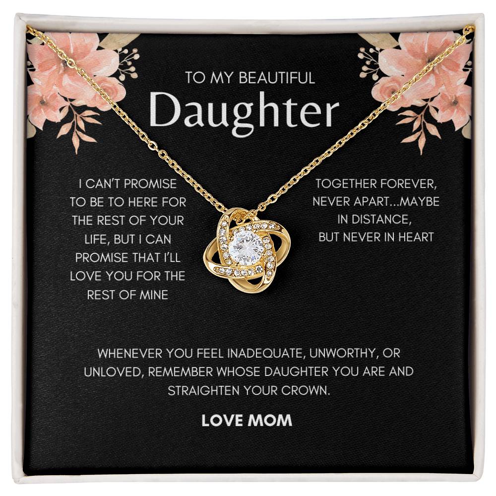 To My Daughter | Love Knot Necklace | Gifts For Daughter