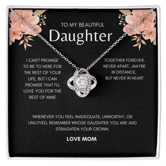 To My Daughter | Love Knot Necklace | Gifts For Daughter