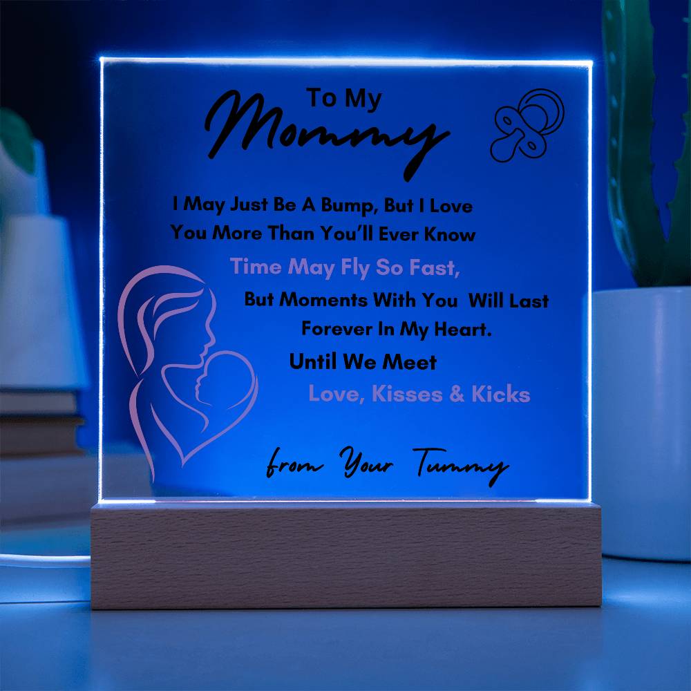 Mommy To Be | LED Square Plaque | Gifts For Mom