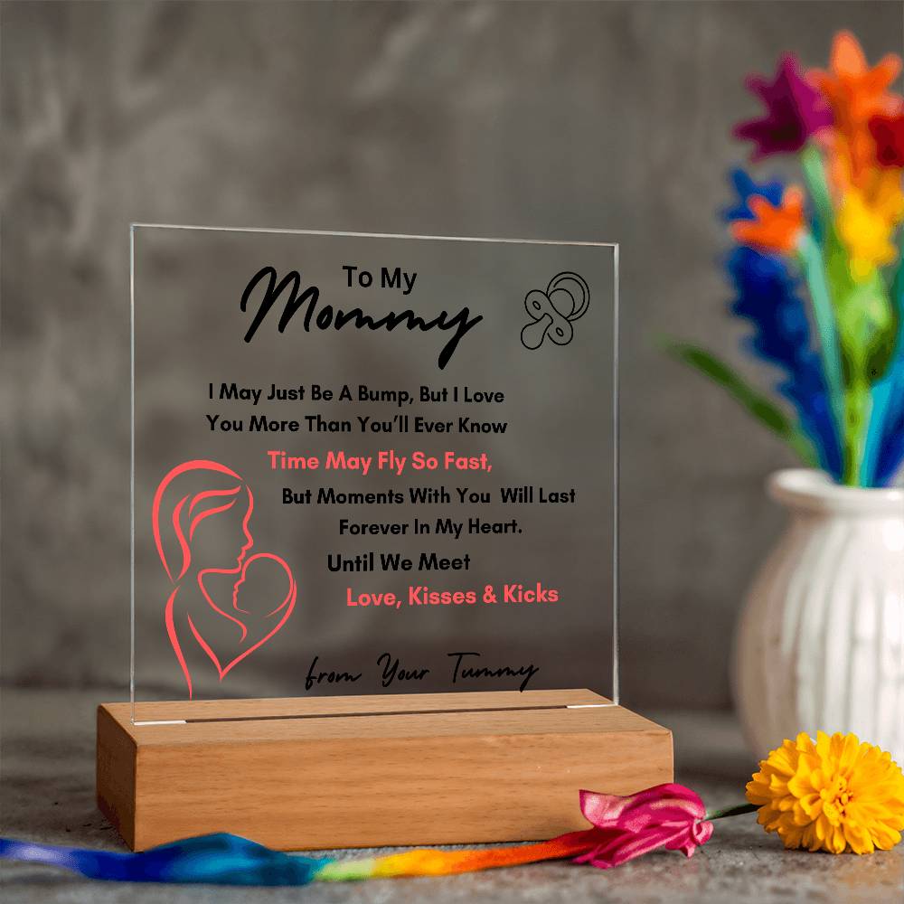 Mommy To Be | LED Square Plaque | Gifts For Mom