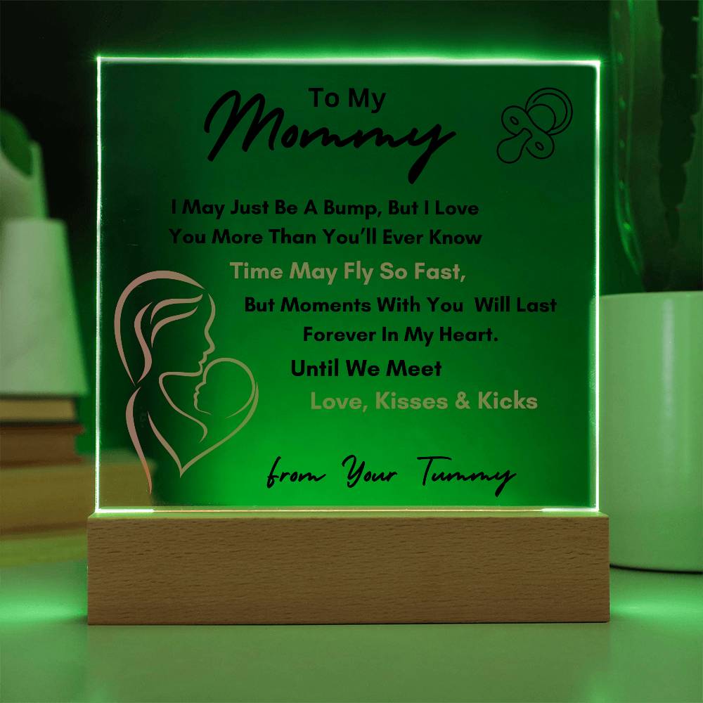 Mommy To Be | LED Square Plaque | Gifts For Mom