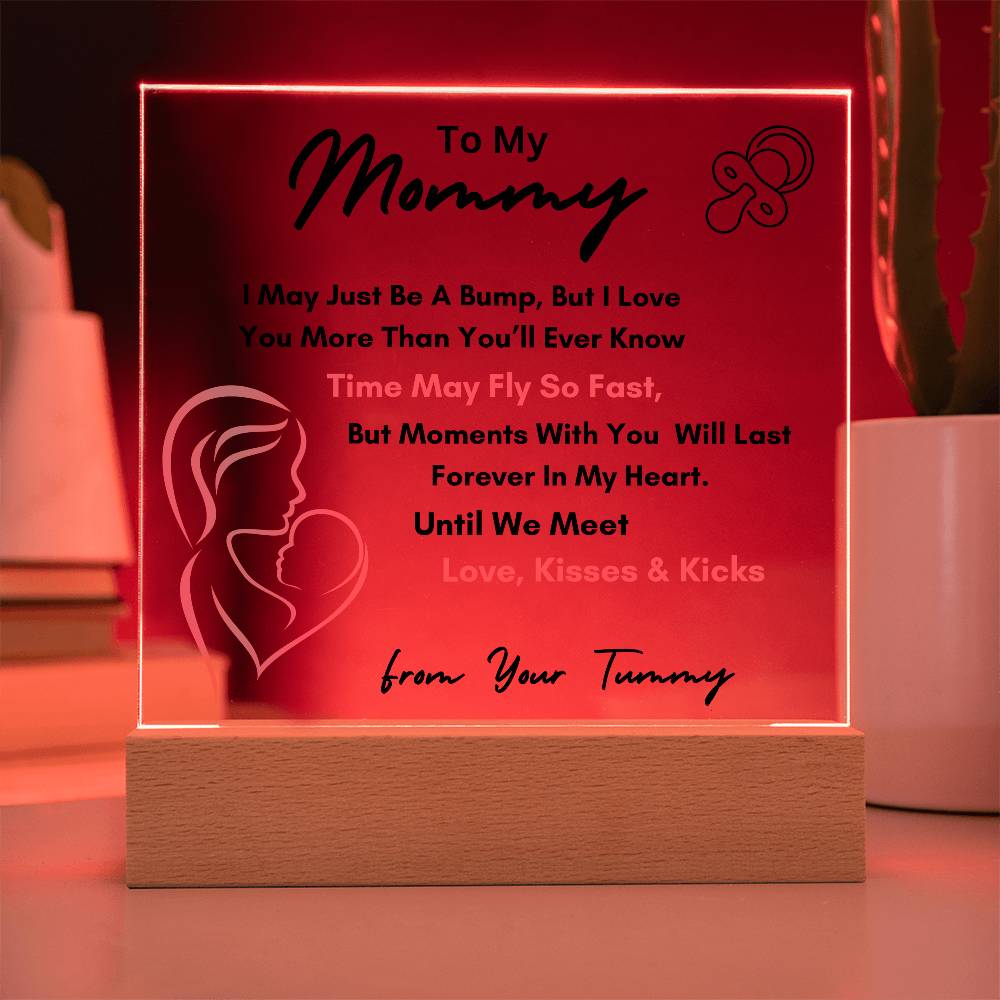 Mommy To Be | LED Square Plaque | Gifts For Mom