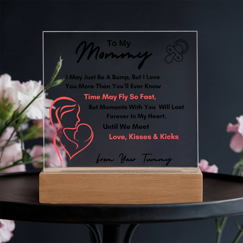 Mommy To Be | LED Square Plaque | Gifts For Mom